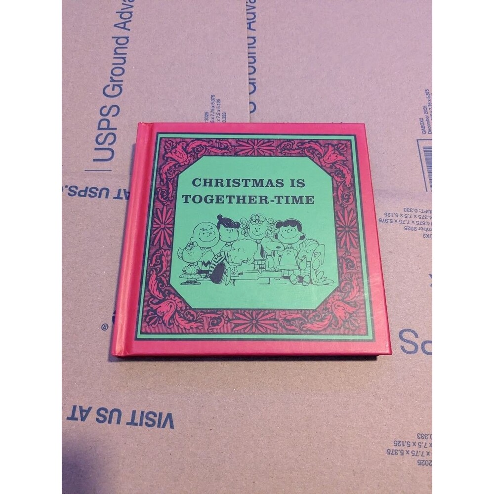 Peanuts Christmas Is Together Time Kids Hardcover Book Charles Schulz Kohls